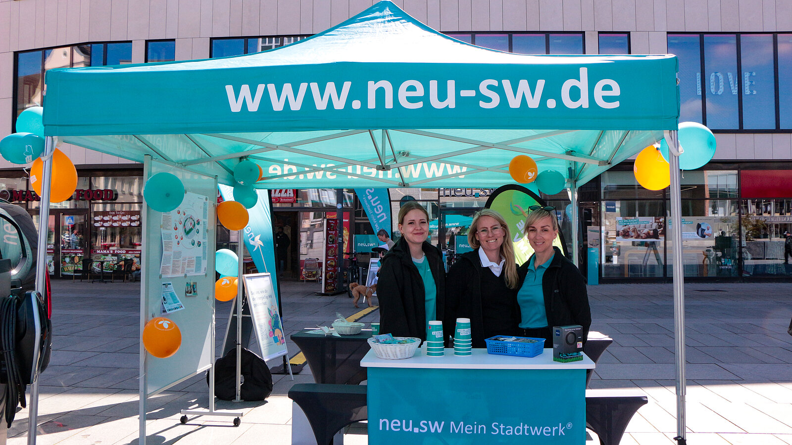 EnergieTag MV mit neu.sw auf dem Neubrandenburger Markt